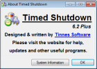 Timed Shutdown About