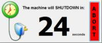 Timed Shutdown Countdown