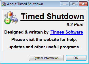 Timed Shutdown Screenshot