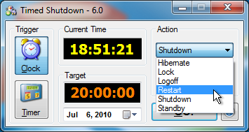 Timed Shutdown Screenshot